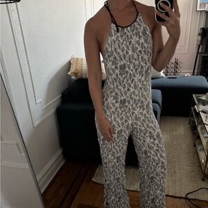 Mahina Monochrome Patterned Jumpsuit